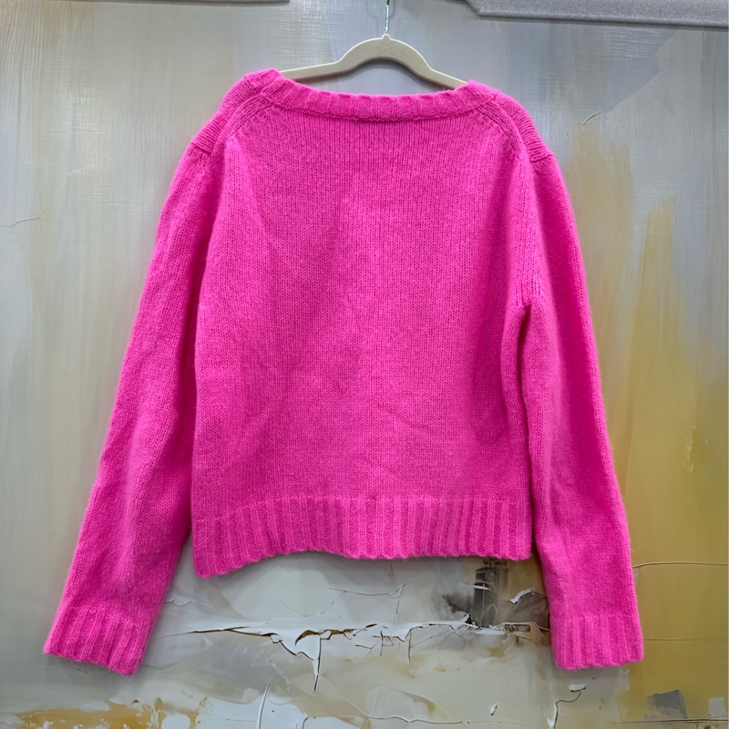 Dior 迪奧 山羊絨 25ss cruise系列字母logo圓領毛衣 38碼-1