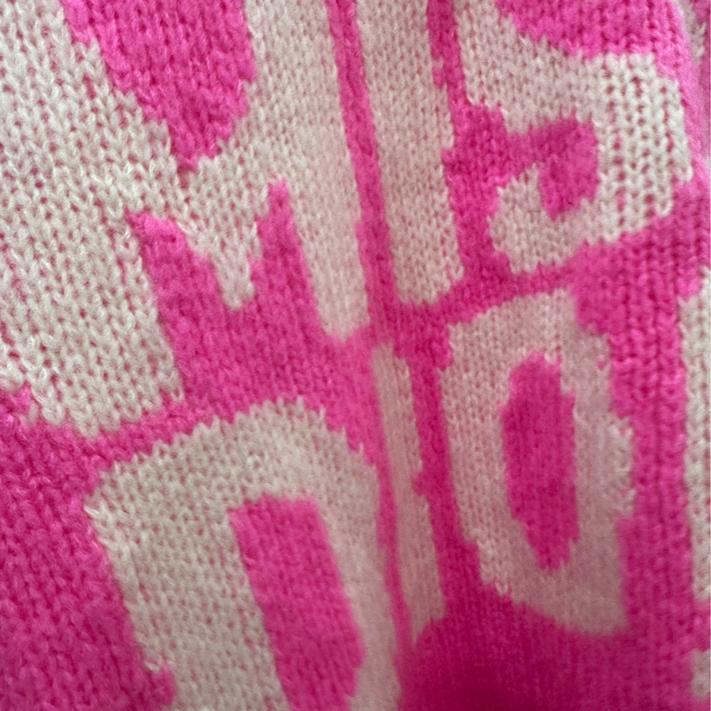 Dior 迪奧 山羊絨 25ss cruise系列字母logo圓領毛衣 38碼-4