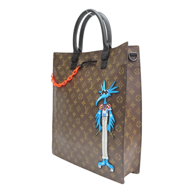 棕色 原花帆布 LV Friends Sac Plat 兩用包【LOUIS VUITTON LV 路易威登】 M45667-2