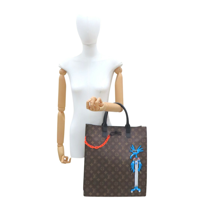 棕色 原花帆布 LV Friends Sac Plat 兩用包【LOUIS VUITTON LV 路易威登】 M45667-10