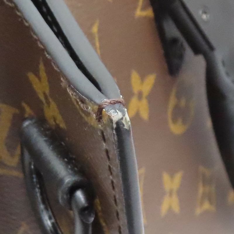 棕色 原花帆布 LV Friends Sac Plat 兩用包【LOUIS VUITTON LV 路易威登】 M45667-16