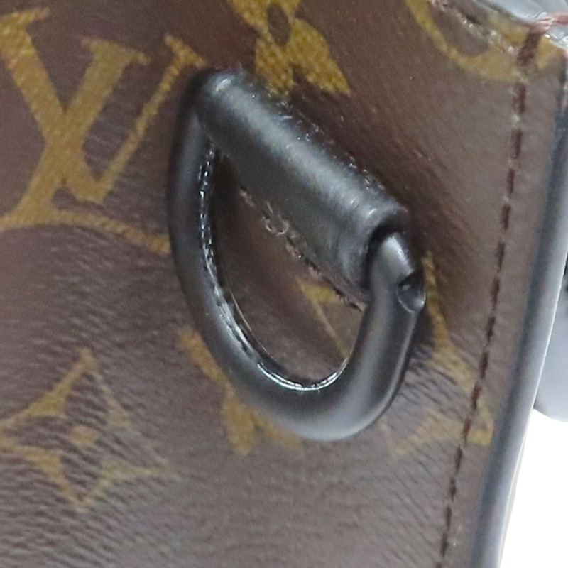 棕色 原花帆布 LV Friends Sac Plat 兩用包【LOUIS VUITTON LV 路易威登】 M45667-17