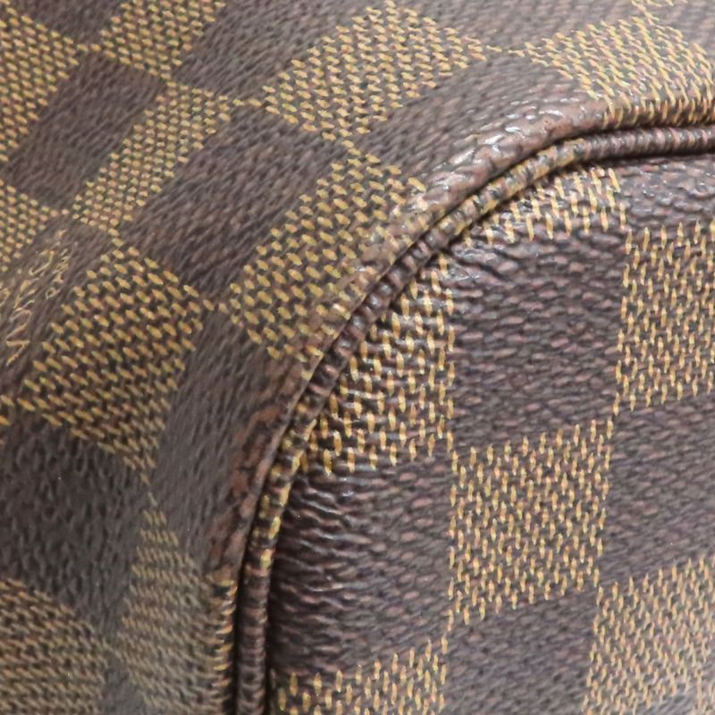 棕色 棋盤格帆布 Neverfull MM 托特包 肩背包【LOUIS VUITTON LV 路易威登】 N51105-12