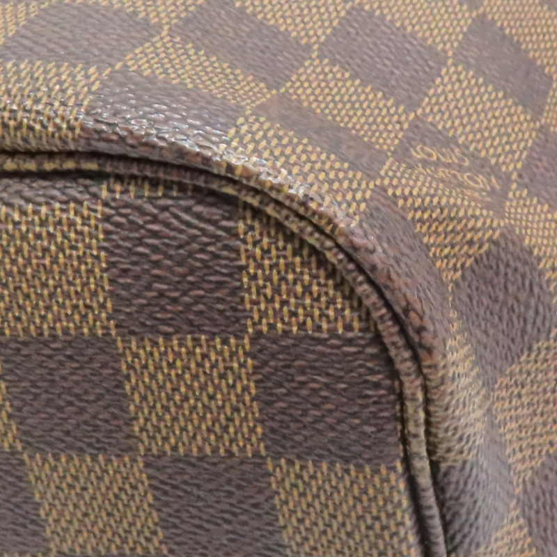 棕色 棋盤格帆布 Neverfull MM 托特包 肩背包【LOUIS VUITTON LV 路易威登】 N51105-13