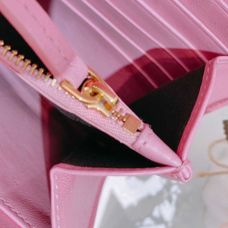 TW4688 Versace 范思哲翻蓋式鍊帶包包Quilted Clutch Chain Bag Leather Pink-13