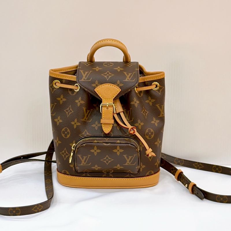 莉亞精品♡ LV Montsouris後背包 二手美包-0