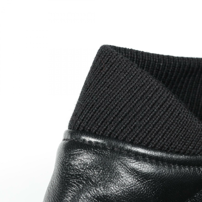 PRADA 黑色納帕皮拉鍊夾克 UPW399 二手男款-8