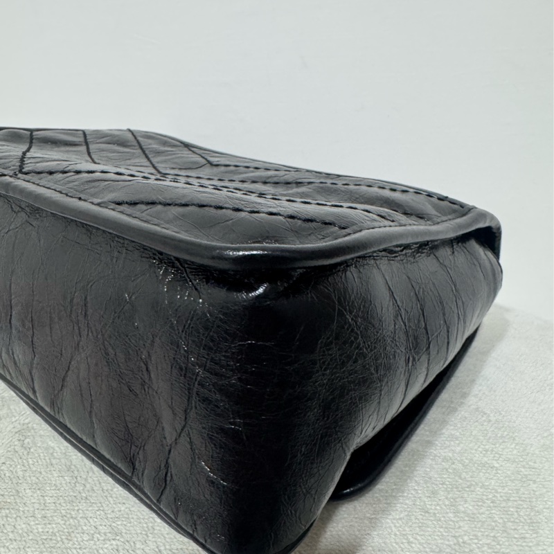 Ysl niki baby黑銀新款D釦-10