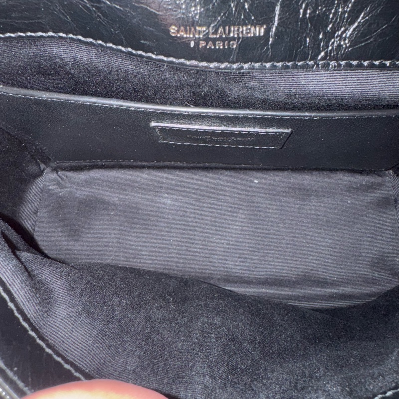 Ysl niki baby黑銀新款D釦-12