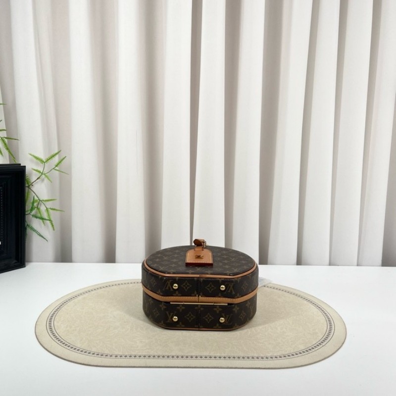 LV路易威登 Petite Boite Chapeau 硬圓餅手提單肩斜挎包 時尚達人必備-2