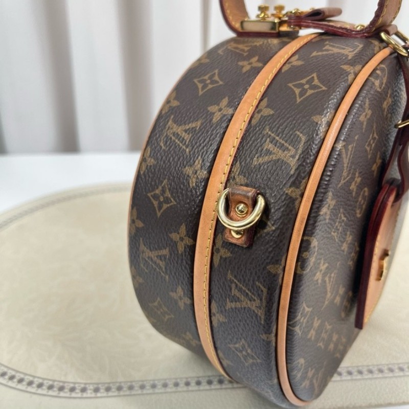 LV路易威登 Petite Boite Chapeau 硬圓餅手提單肩斜挎包 時尚達人必備-14