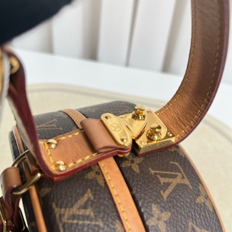 LV路易威登 Petite Boite Chapeau 硬圓餅手提單肩斜挎包 時尚達人必備-19