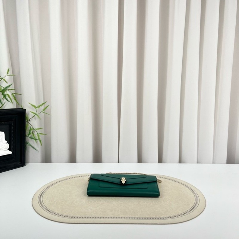 nj yn zzz BVLGARI寶格麗 Serpenti Forever 蛇頭包 小牛皮手提包 精緻小巧-1