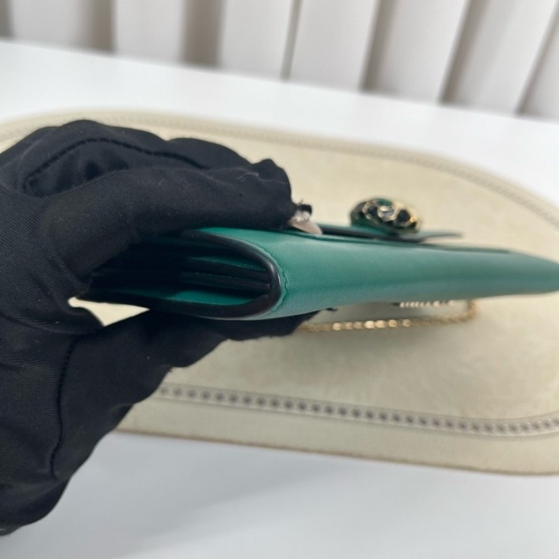 nj yn zzz BVLGARI寶格麗 Serpenti Forever 蛇頭包 小牛皮手提包 精緻小巧-10