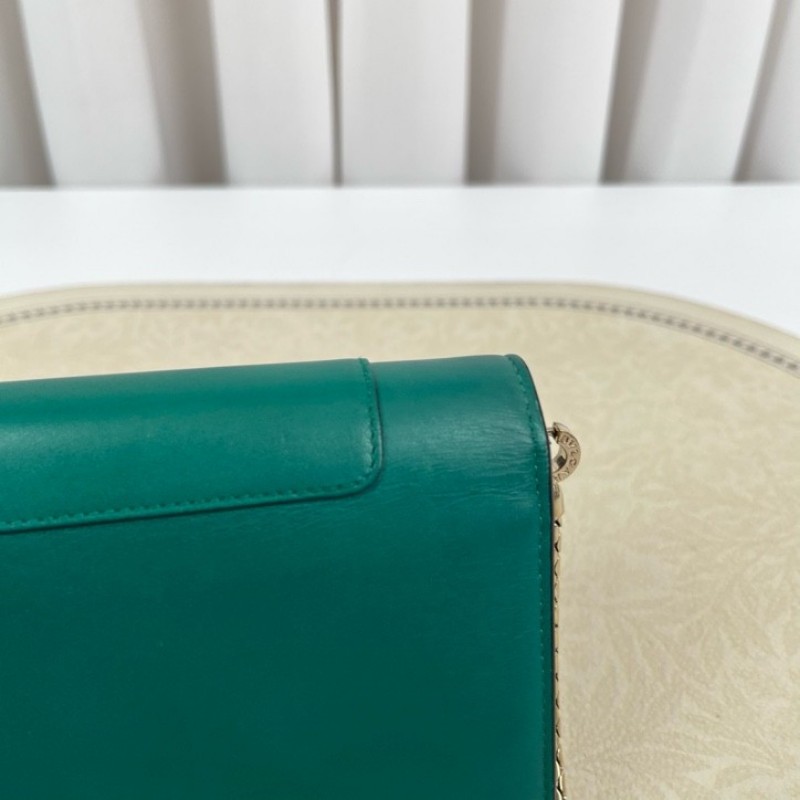 nj yn zzz BVLGARI寶格麗 Serpenti Forever 蛇頭包 小牛皮手提包 精緻小巧-13