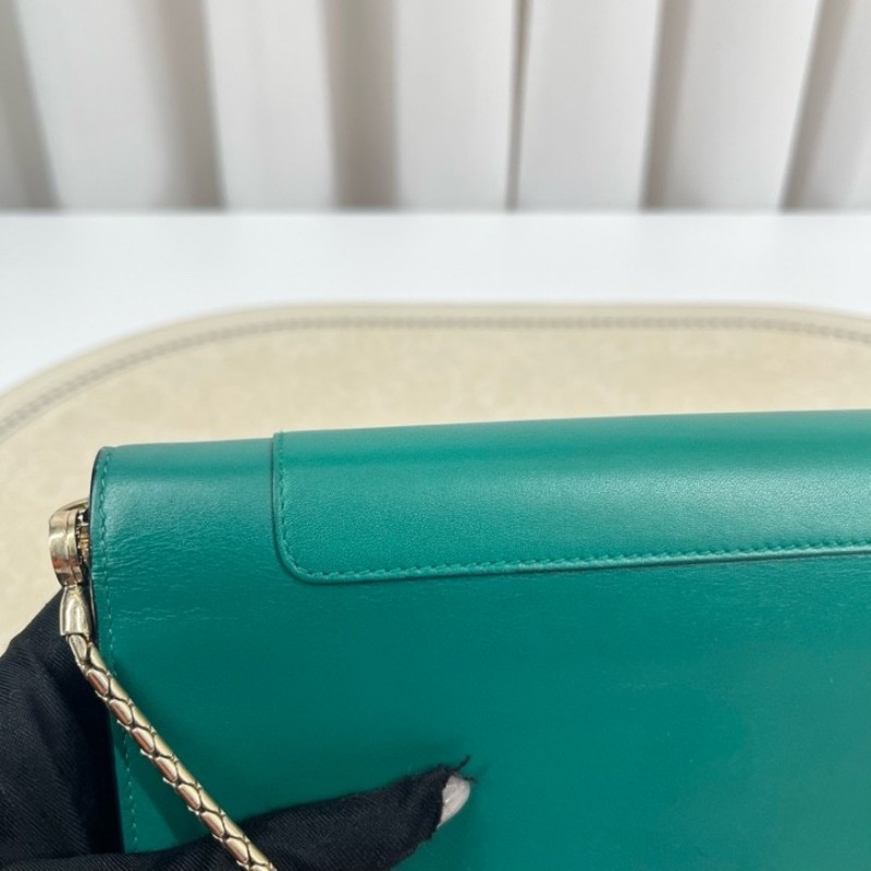 nj yn zzz BVLGARI寶格麗 Serpenti Forever 蛇頭包 小牛皮手提包 精緻小巧-14