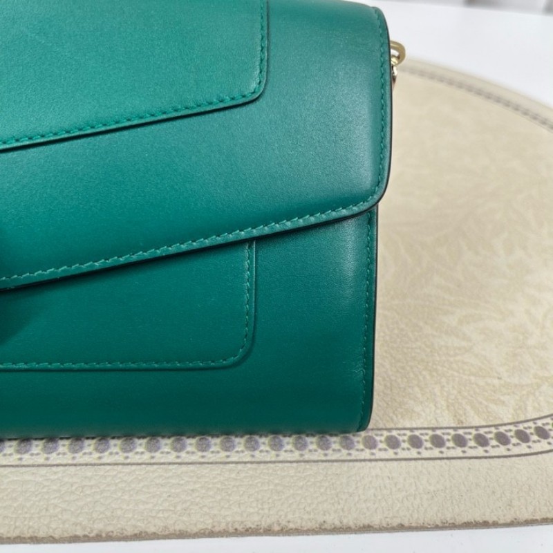 nj yn zzz BVLGARI寶格麗 Serpenti Forever 蛇頭包 小牛皮手提包 精緻小巧-15