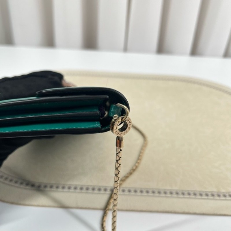 nj yn zzz BVLGARI寶格麗 Serpenti Forever 蛇頭包 小牛皮手提包 精緻小巧-21