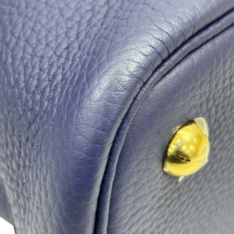 水墨藍 Taurillon牛皮 Bolide 31 柏莉包 兩用包 Z刻 金釦【HERMES 愛馬仕】-13