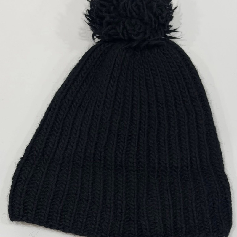 BURBERRY 藍標 皮革戰馬字母毛帽-6