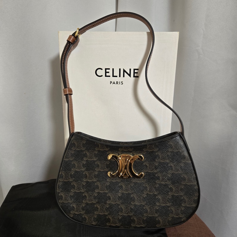 CELINE Tilly 老花凱旋門標誌肩背包-附防塵袋-5