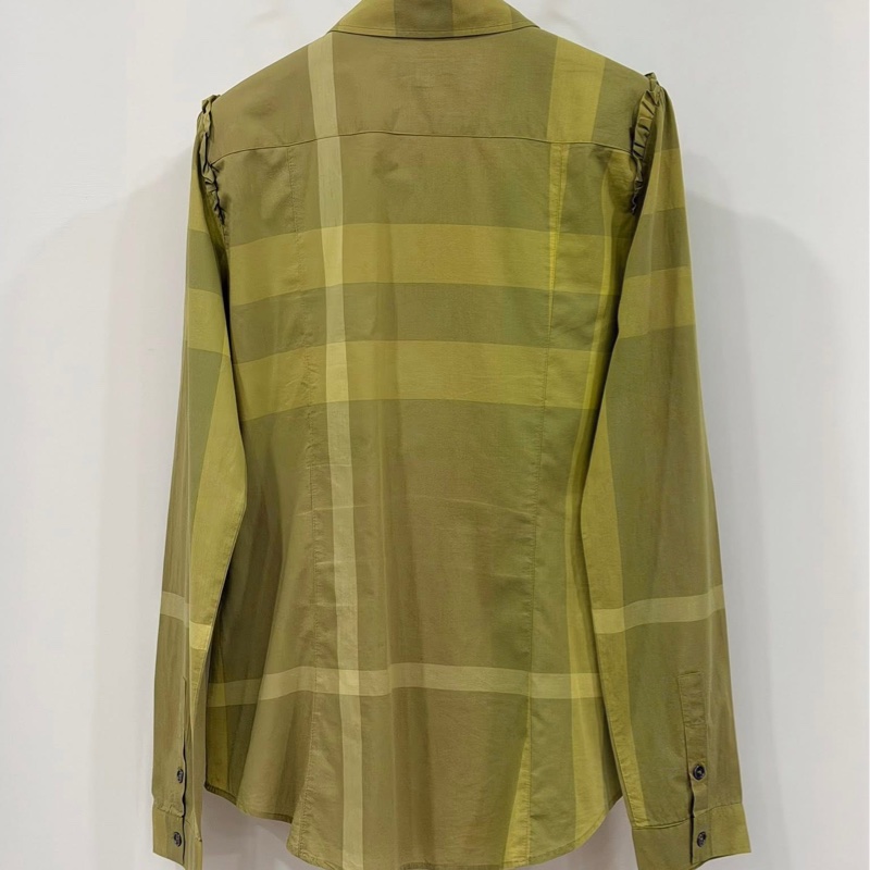 BURBERRY 倫敦 花邊格紋襯衫-2