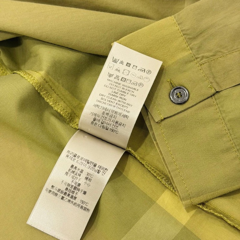 BURBERRY 倫敦 花邊格紋襯衫-9