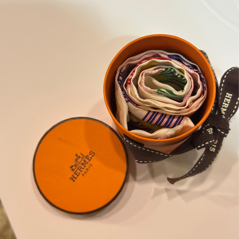 愛馬仕刺繡twilly-5