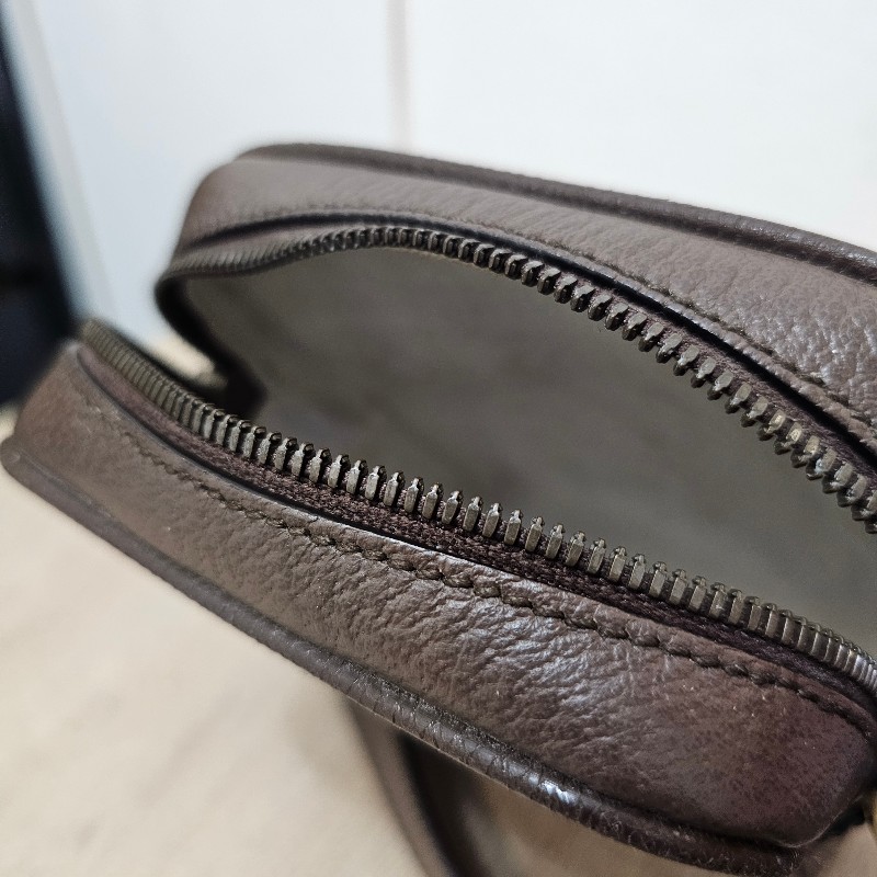 [農曆新年特價出品❣️] Gucci 老花Ophidia綠紅綠霧金釦拉鏈直立斜背包-16