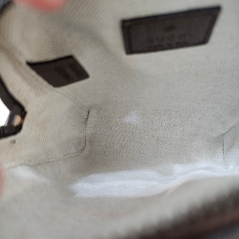 [農曆新年特價出品❣️] Gucci 老花Ophidia綠紅綠霧金釦拉鏈直立斜背包-19