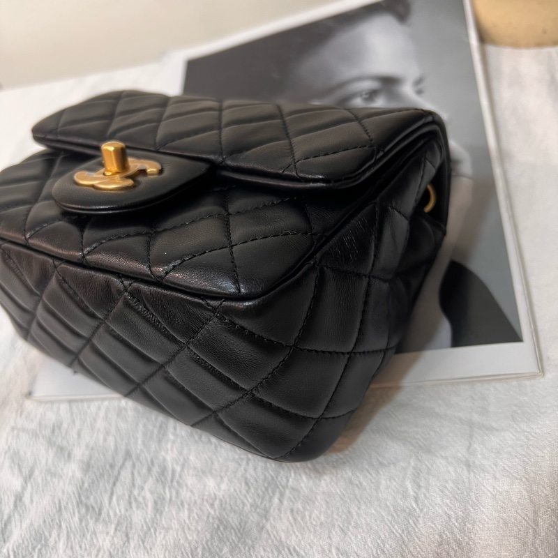 ෆ Chanel黑金金球方胖🈶購證-9
