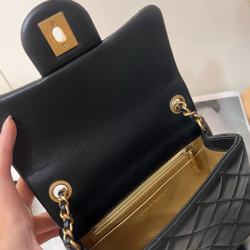 ෆ Chanel黑金金球方胖🈶購證-12