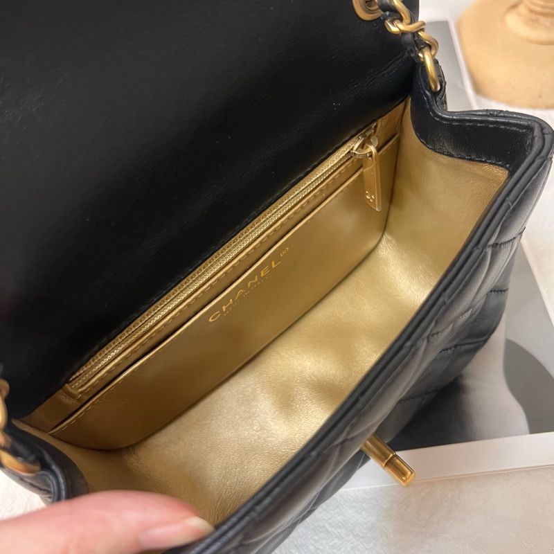 ෆ Chanel黑金金球方胖🈶購證-13