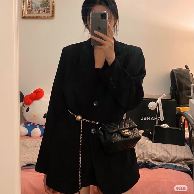 ෆ Chanel黑金金球方胖🈶購證-5