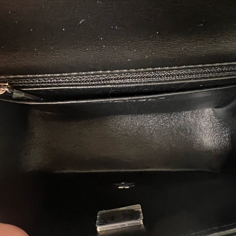 ෆ Chanel黑銀新款✨硬底方胖🈶購證 送禮/自用都可以🎁-11