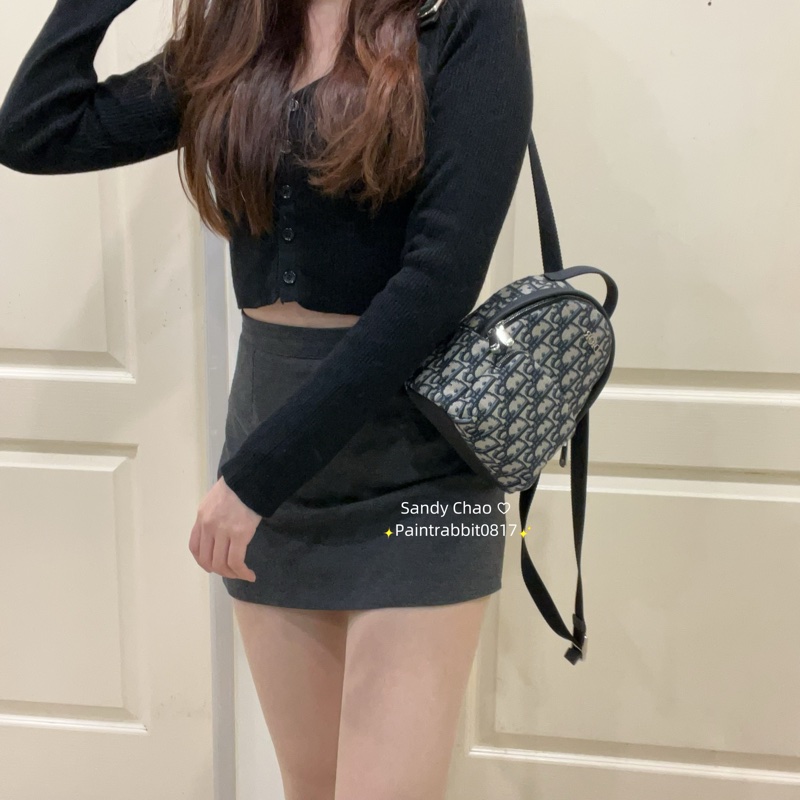 ෆ Dior老花後背小書包mini🈶購證-1