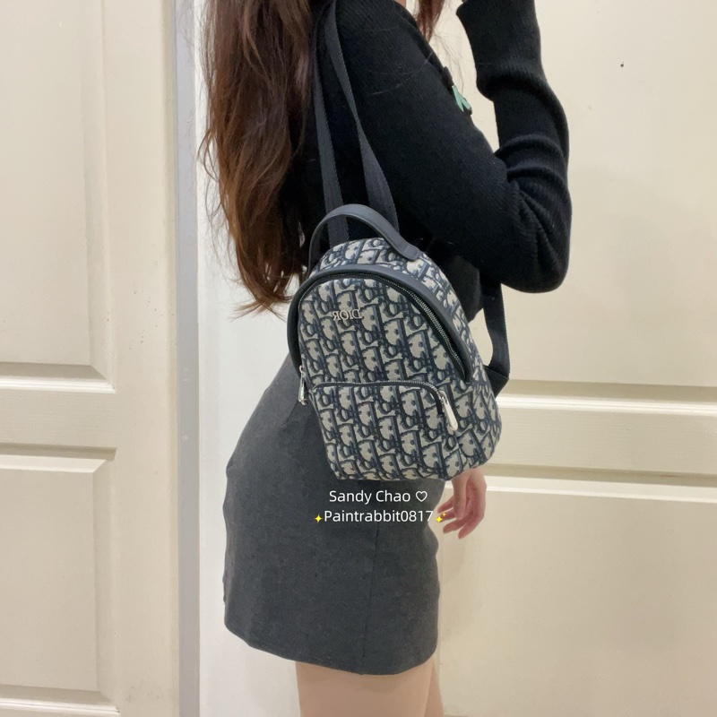 ෆ Dior老花後背小書包mini🈶購證-2