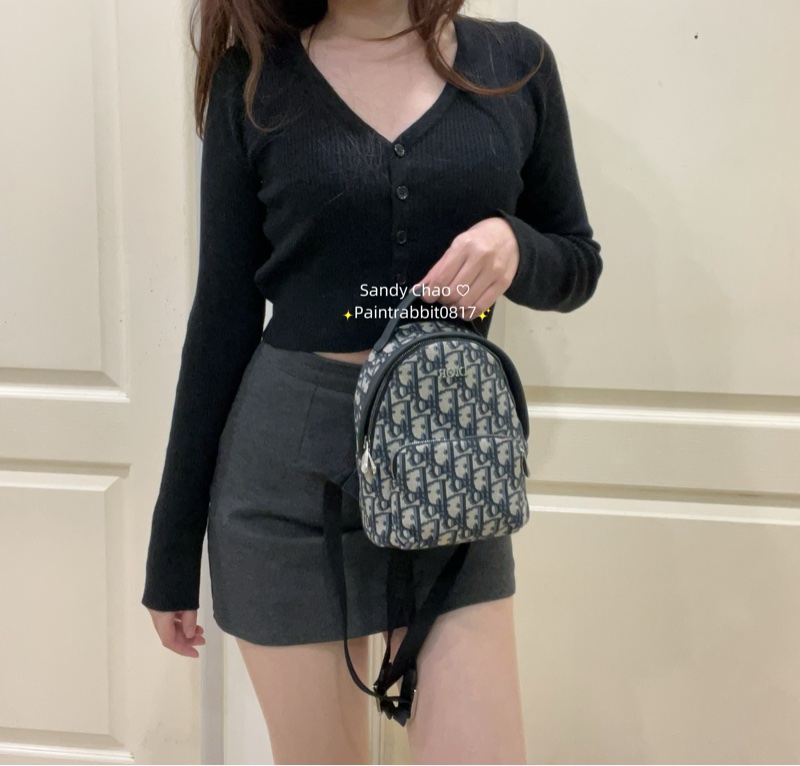 ෆ Dior老花後背小書包mini🈶購證-4