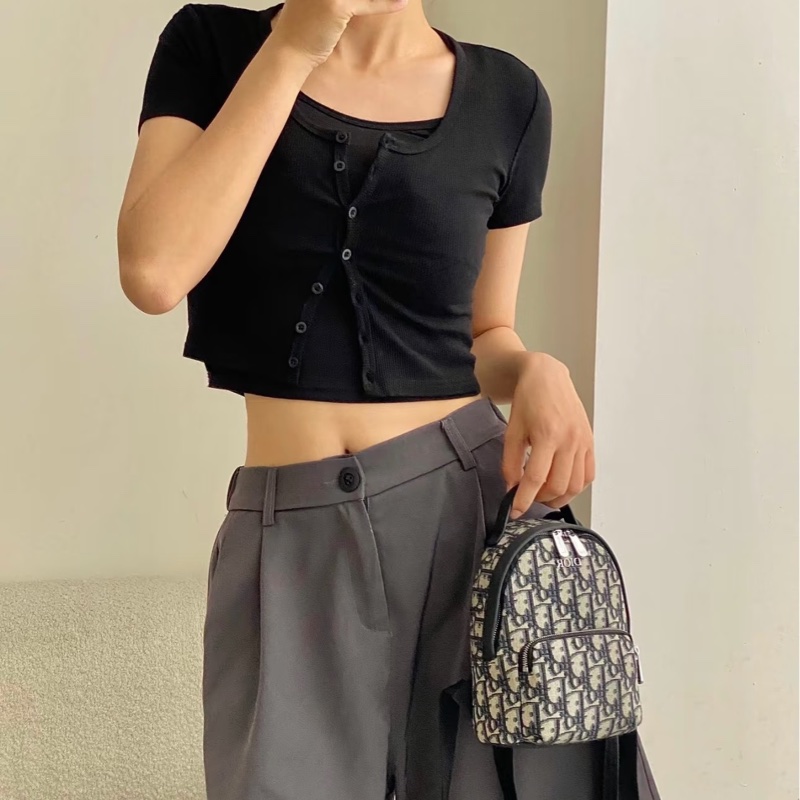 ෆ Dior老花後背小書包mini🈶購證-5