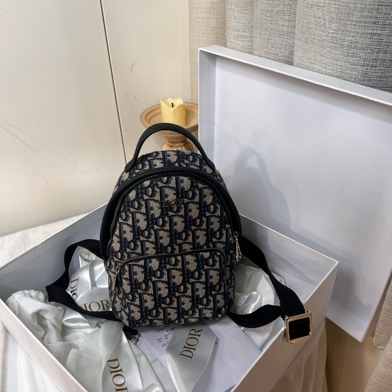 ෆ Dior老花後背小書包mini🈶購證-9