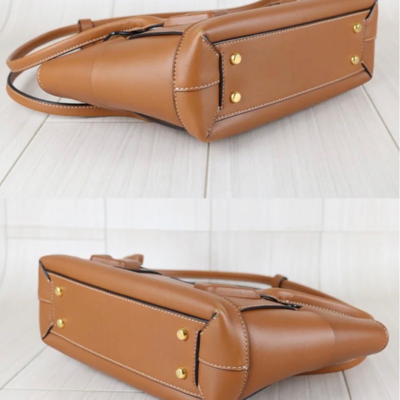 「JL精品代購」98新 BV Arco33 焦糖色肩背包-6