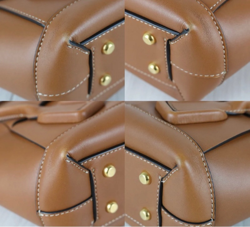 「JL精品代購」98新 BV Arco33 焦糖色肩背包-7