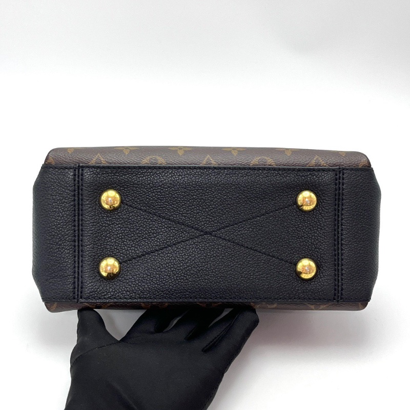 LV Surene bb老花拼黑色手提肩背斜背包24*17*10 98新配件盒子塵袋-4