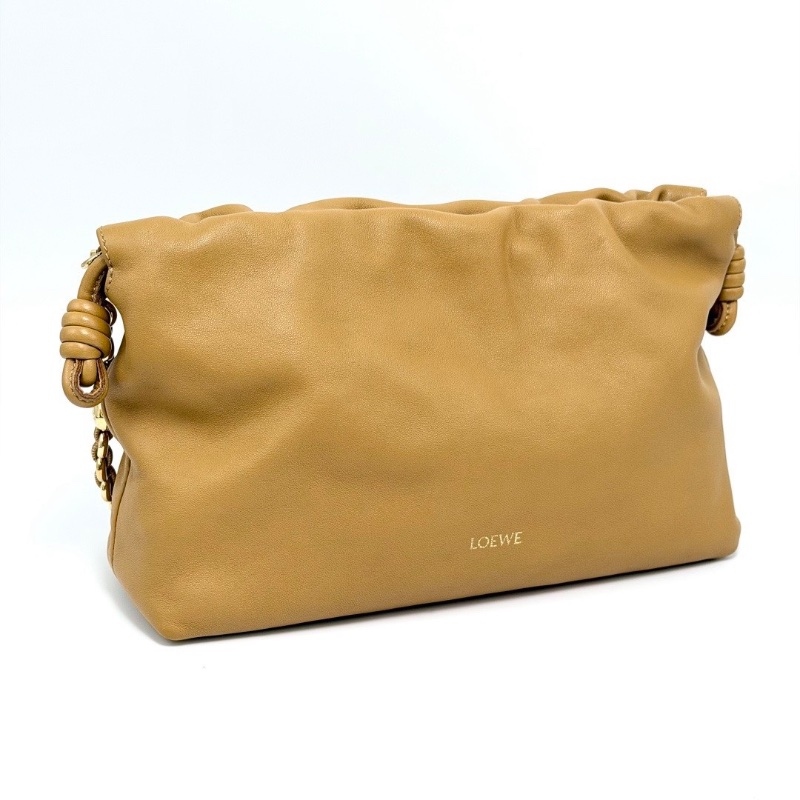 LOEWE FlamencoPurse 沙漠黃福袋中號肩背斜背包30*20*11 98新配件塵袋-2
