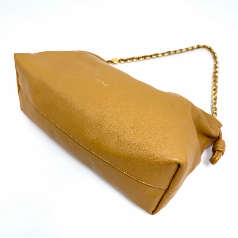 LOEWE FlamencoPurse 沙漠黃福袋中號肩背斜背包30*20*11 98新配件塵袋-3