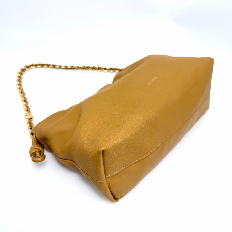 LOEWE FlamencoPurse 沙漠黃福袋中號肩背斜背包30*20*11 98新配件塵袋-5