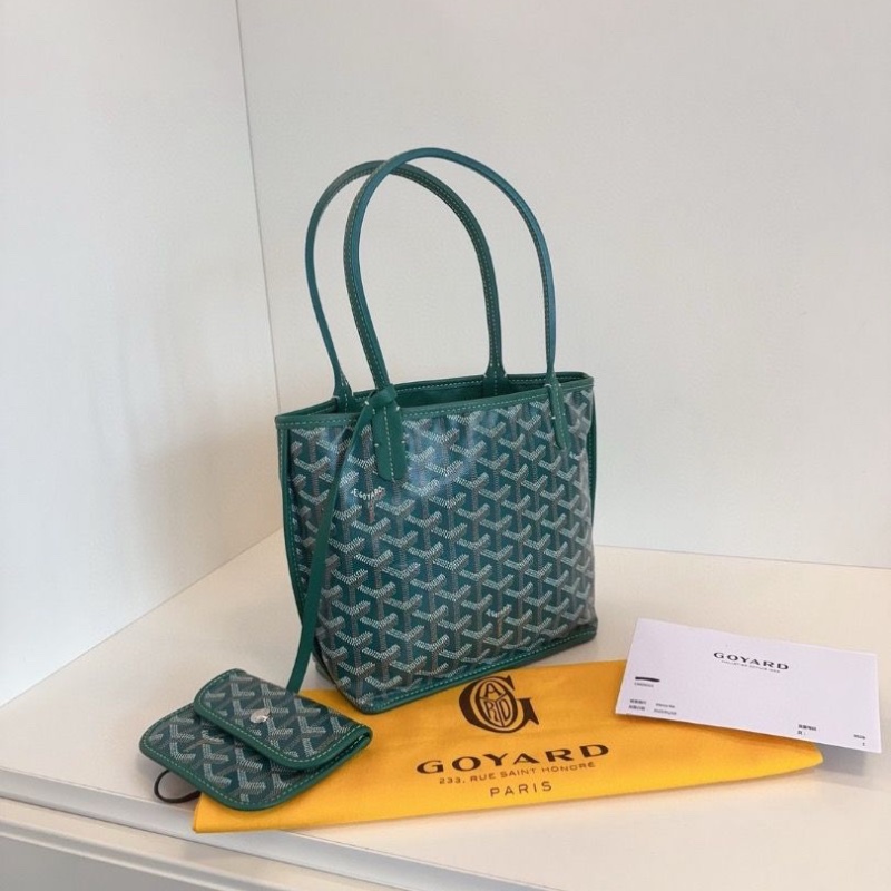 Goyard anjou mini tote迷你子母托特包21*20 99新配件塵袋購證-2