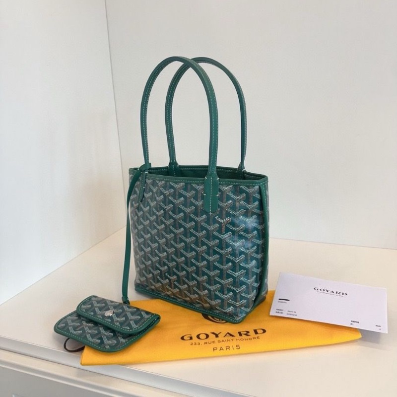 Goyard anjou mini tote迷你子母托特包21*20 99新配件塵袋購證-4