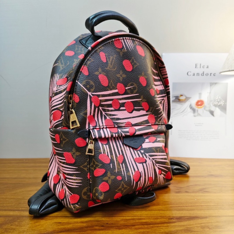 LV 限量款熱帶雨林後背包20*30*9 98新配件塵袋-2