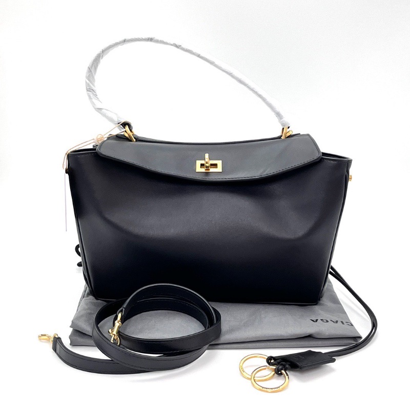 BALENCIAGA Rodeo黑金小號手提肩背斜背包27*20*10 全新閒置配件塵袋-1